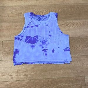 Lululemon train to be crop tank top